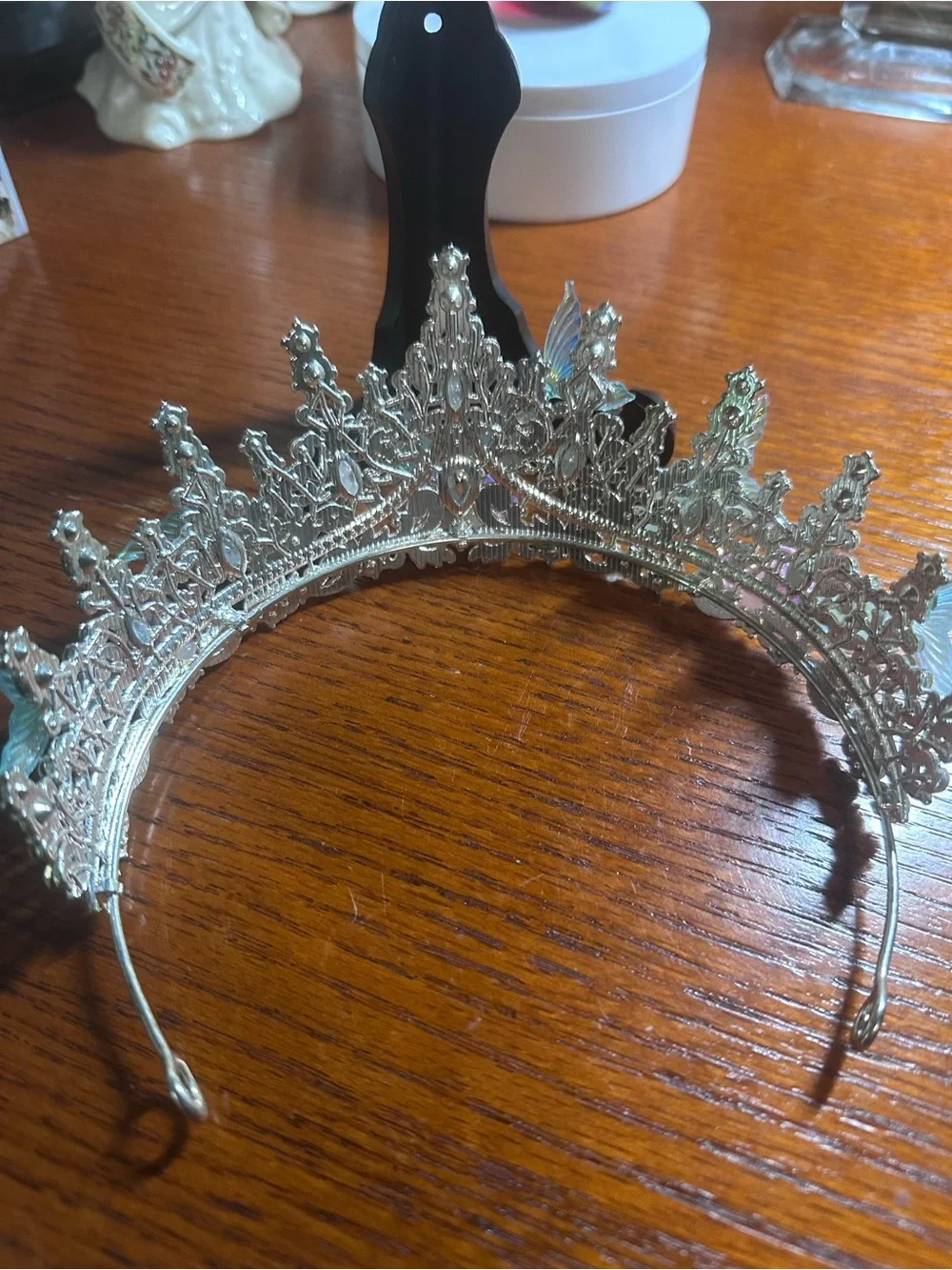 Tiara Mermaid inspired Silver and Crystal Tiara Headpiece
